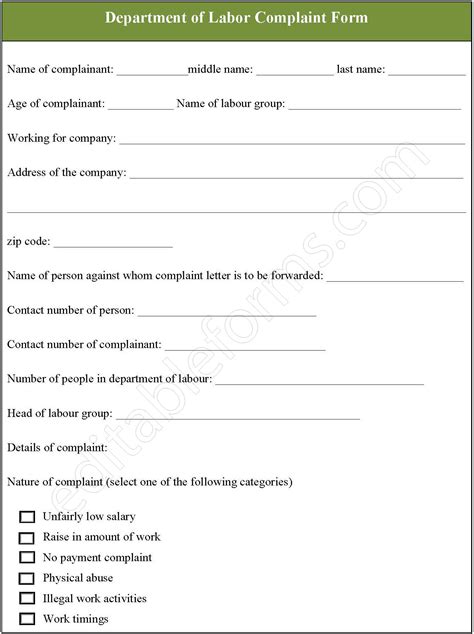 Filing Complaints with the Department of Labor and Employment (.